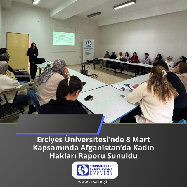 Annual Report on Women’s Rights Violations in Afghanistan Presented at Erciyes University on International Women’s Day